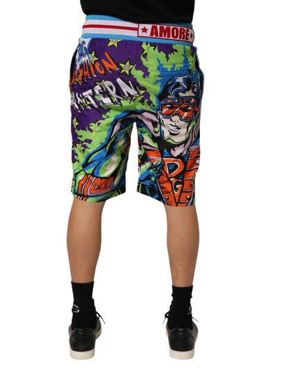 Multicolor Captain Sicily Men Bermuda Shorts