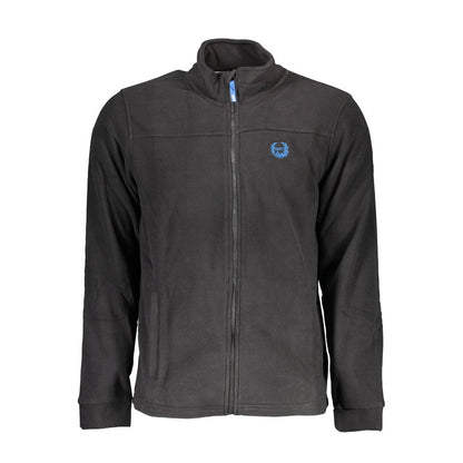 Black Polyester Sweatshirt