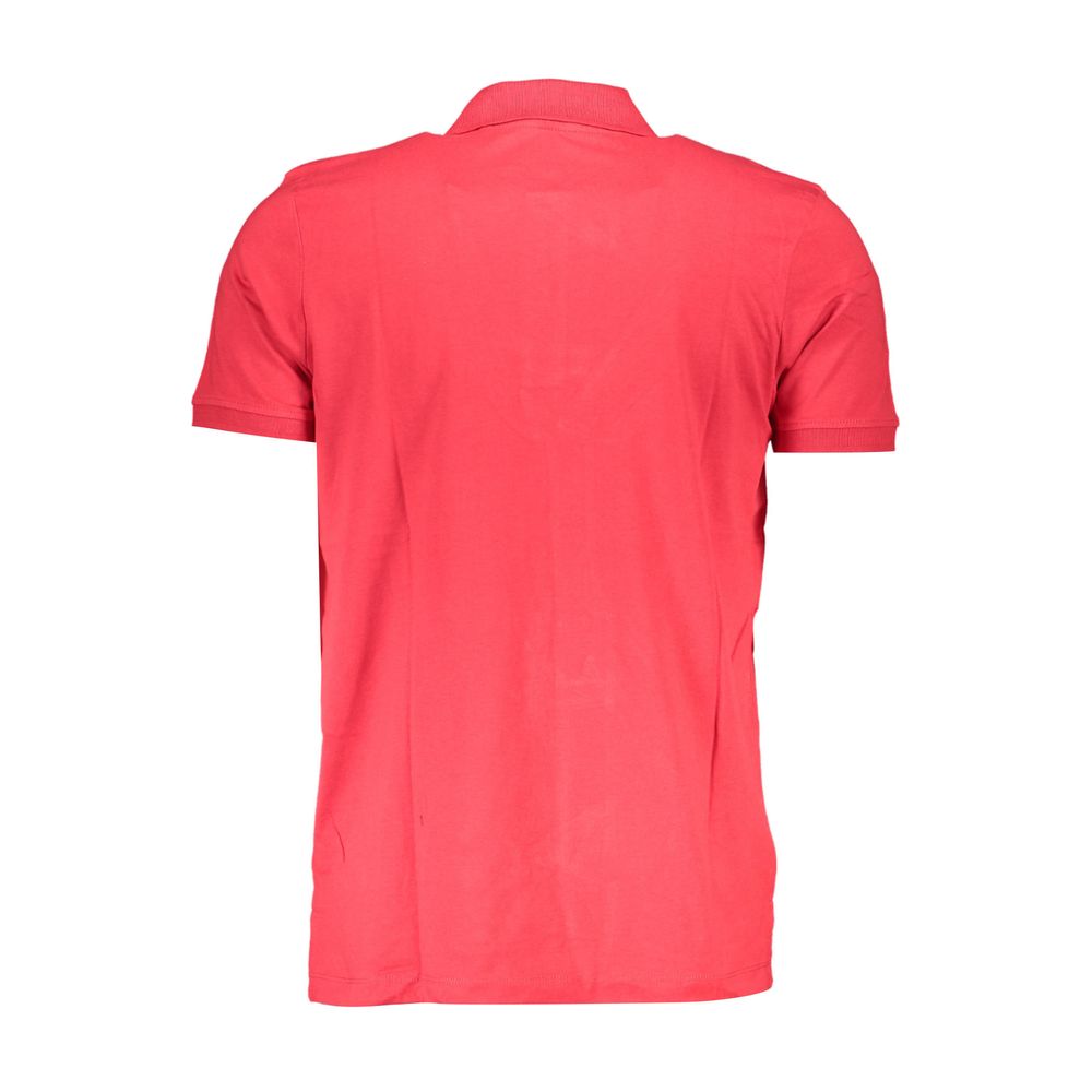 Red Cotton Polo Shirt