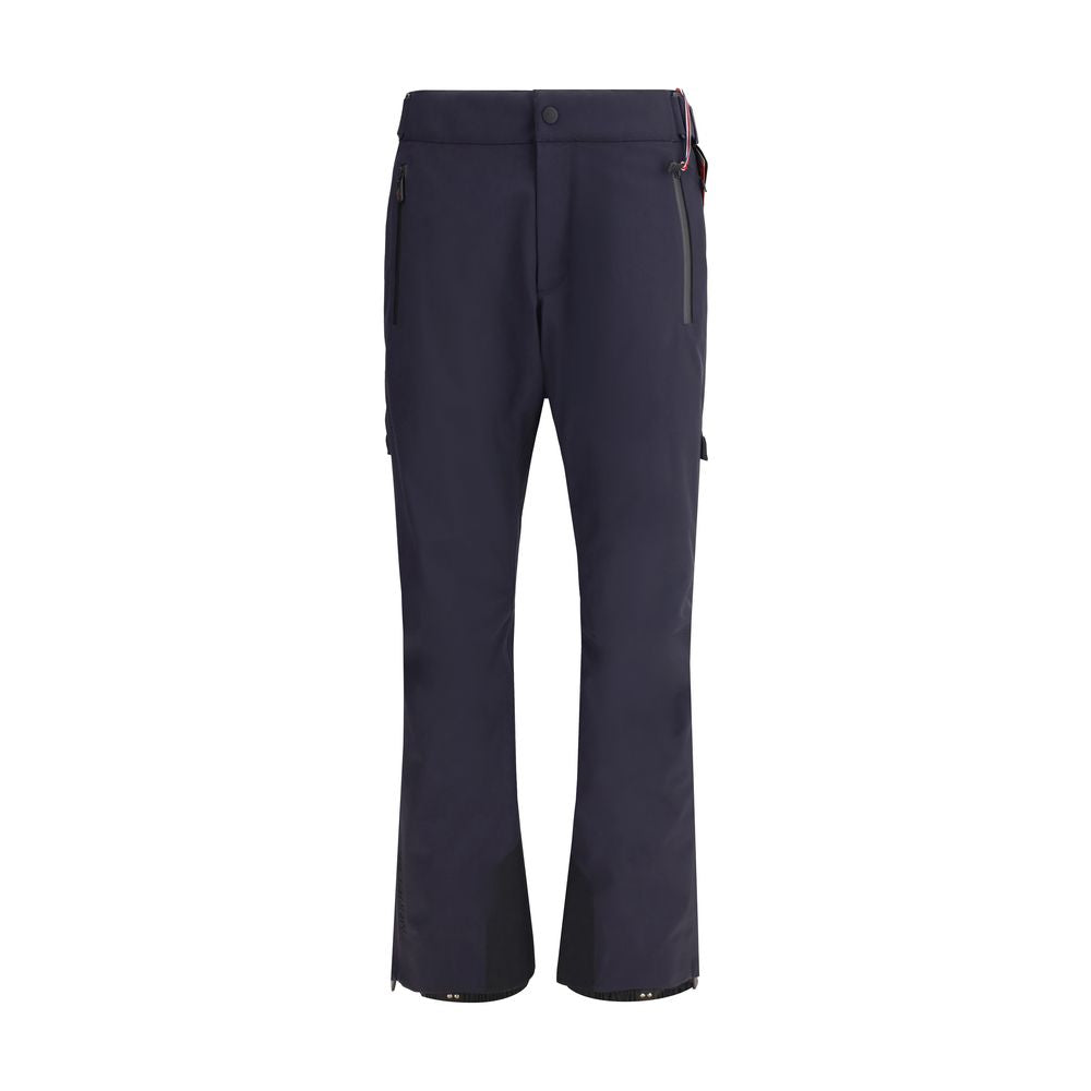 Blue Polyester Athletic Pants