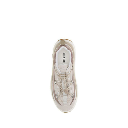 Cream Calf Leather Bos Taurus Athletic Sneakers