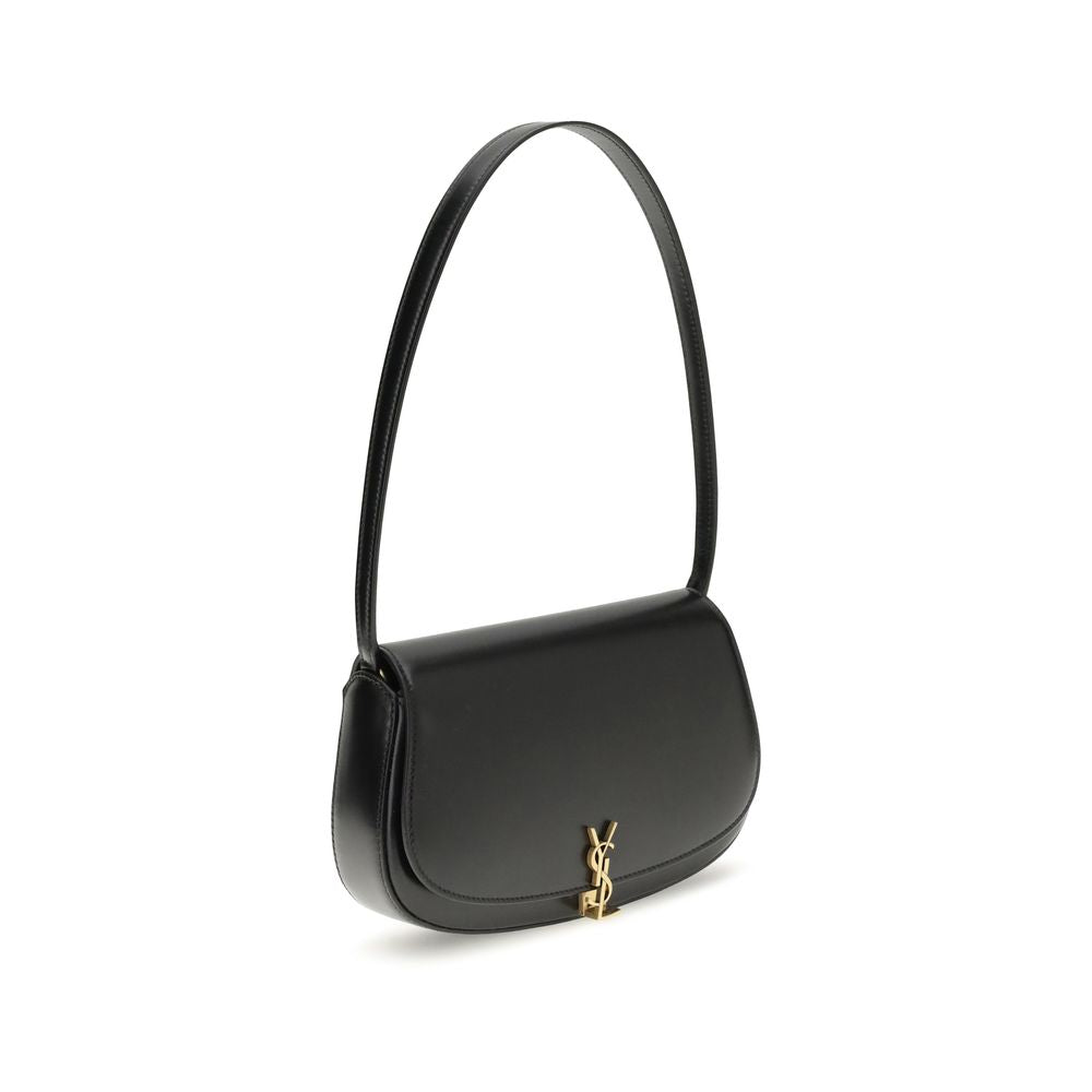 Black Calf Leather Bos Taurus Shoulder Bag