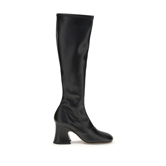 Black Leather Boots