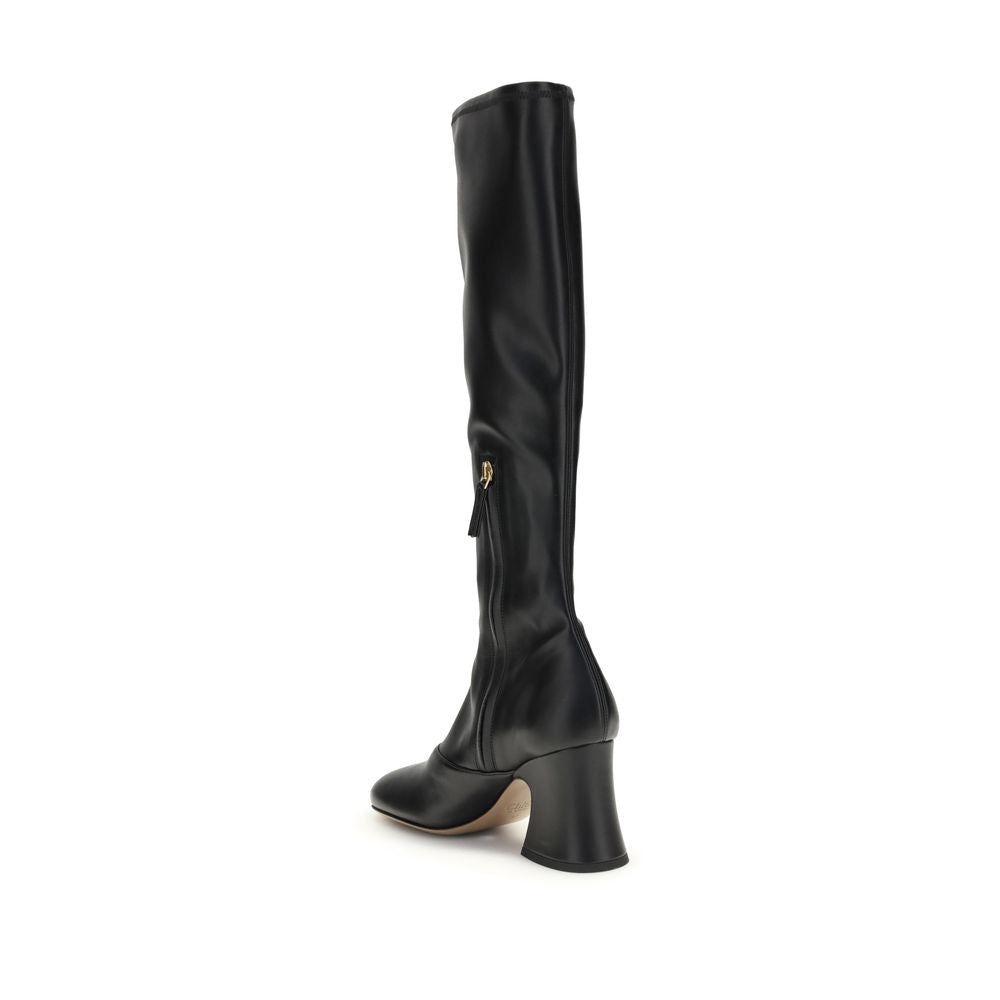 Black Leather Boots