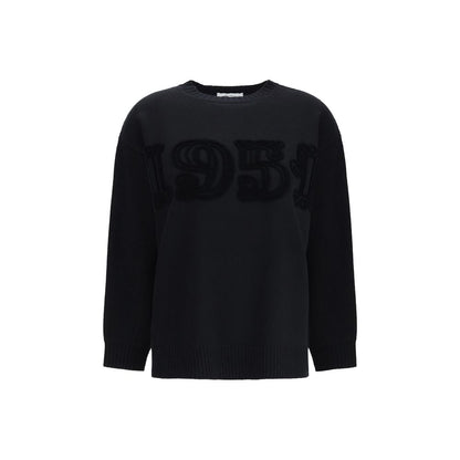 Black Wool Sweatshirt