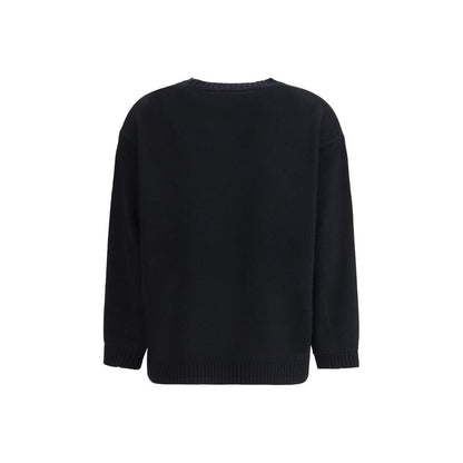 Black Wool Sweatshirt