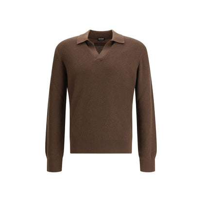 Brown Cashmere Shirt