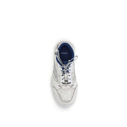Gray Polyester Athletic Sneakers