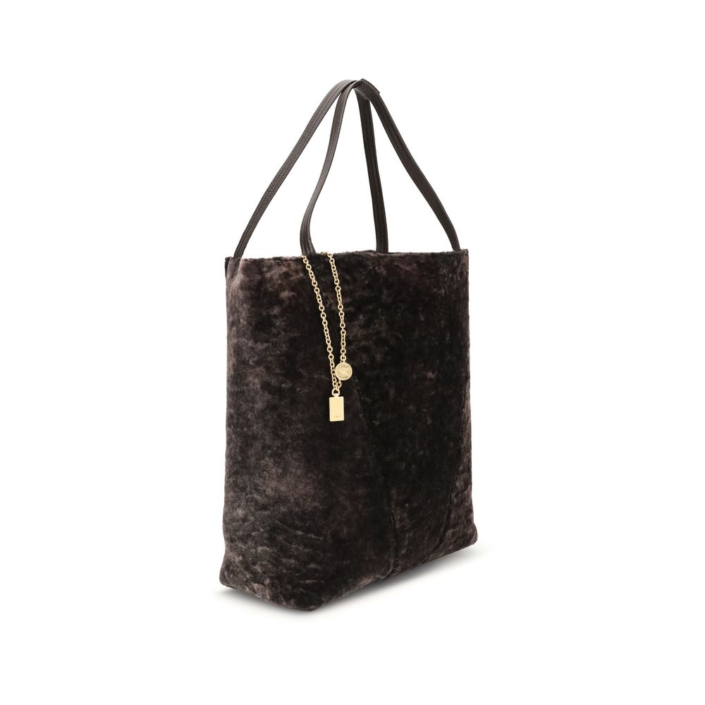 Brown Fur Shoulder Bag