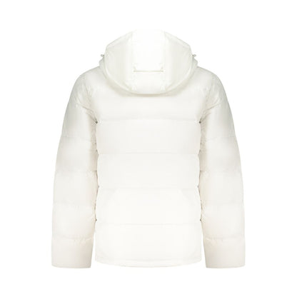 Bianco Poliammide Men's Jacket