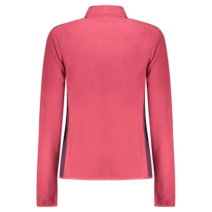 Pink Polyester Sweatshirt