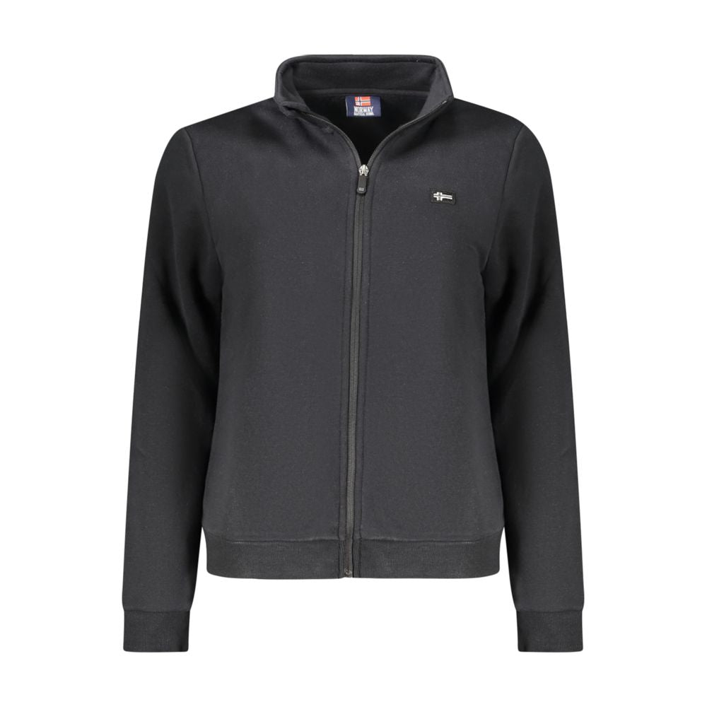 Black Cotton Sweatshirt