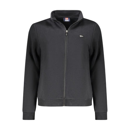 Black Cotton Sweatshirt