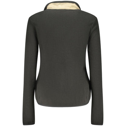 Black Polyester Sweatshirt