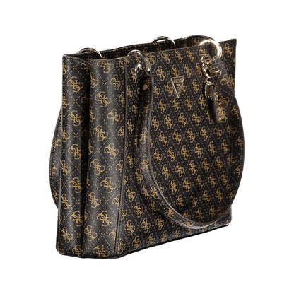 Brown Polyethylene Handbag