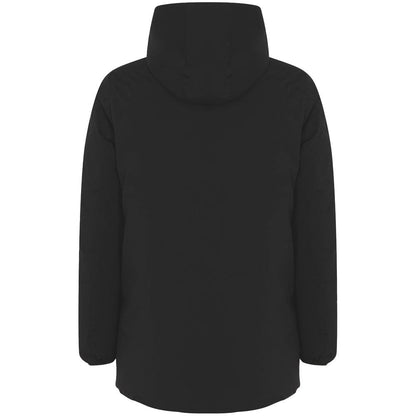 Black Polyester Jackets & Coat