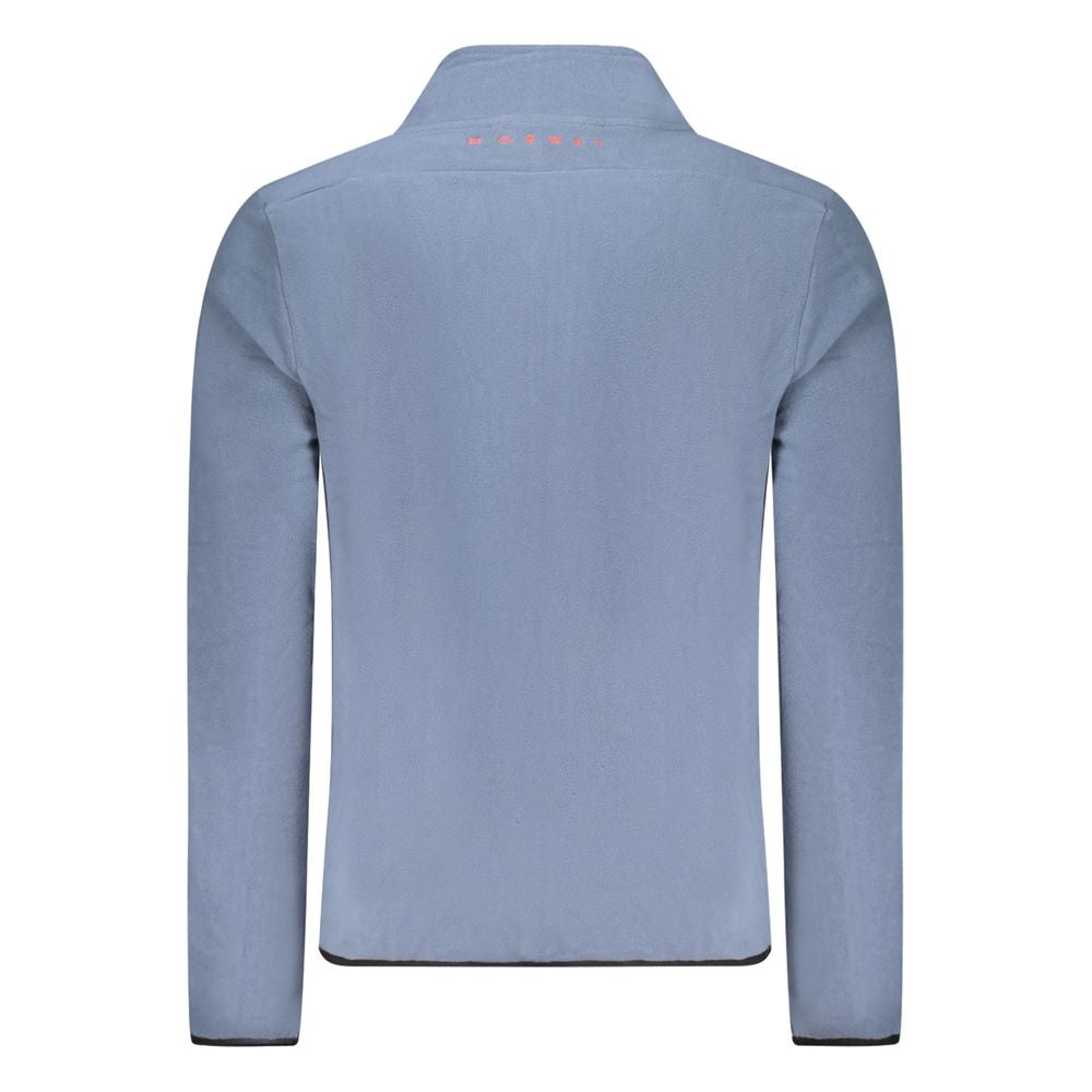 Blue Polyester Men Sweater