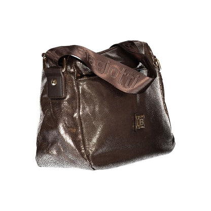 Bronze Polyester Women Handbag