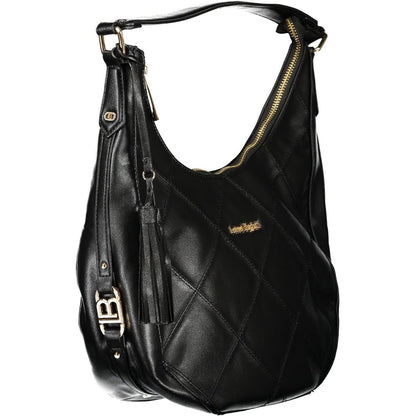 Black PVC Women Handbag