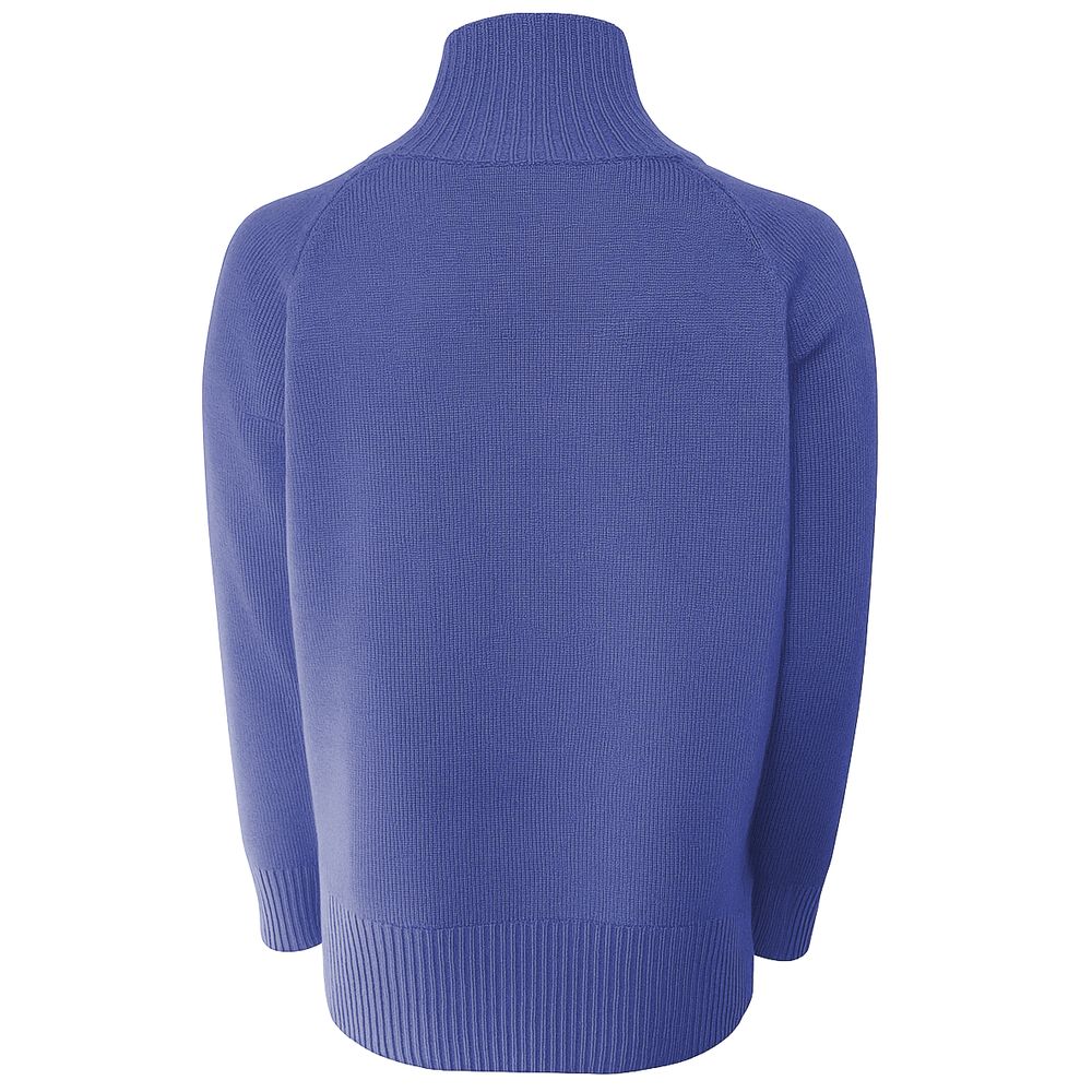 Blue Cashmere Women Sweater