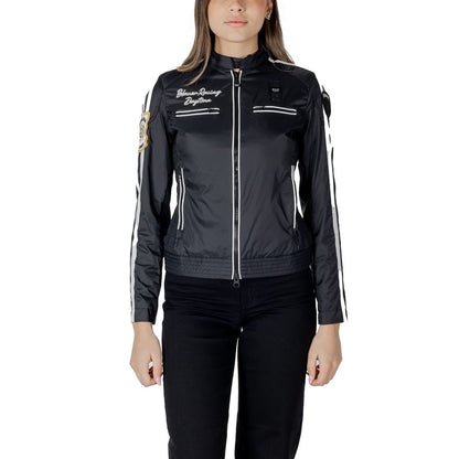 Black Polyamide Biker Jacket