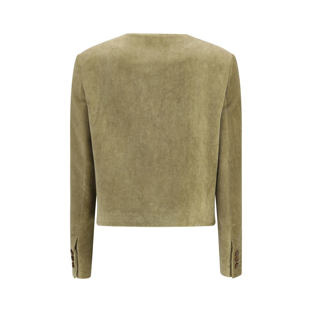 Green Cotton Coat