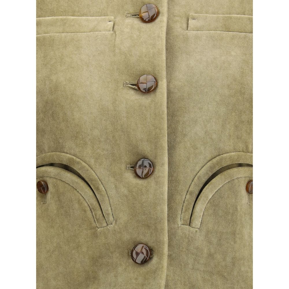 Green Cotton Coat