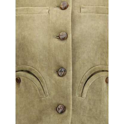 Green Cotton Coat