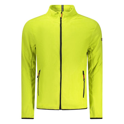 Green Polyester Men Sweater