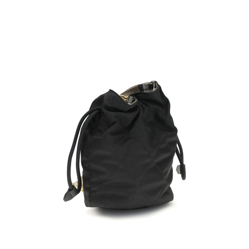 Black Nylon Backet Bag