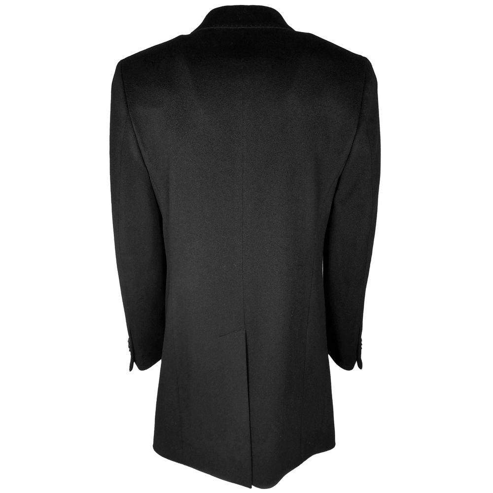 Black Wool Men Jacket