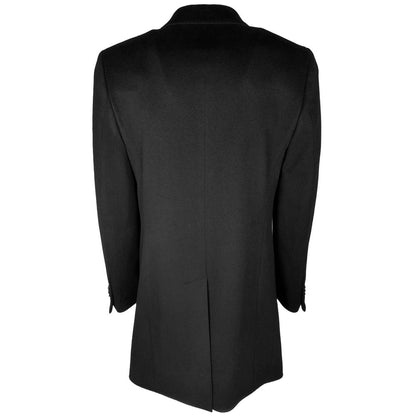 Black Wool Men Jacket