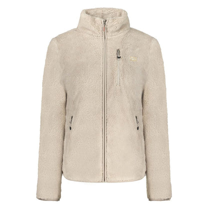 Beige Polyester Women Sweater