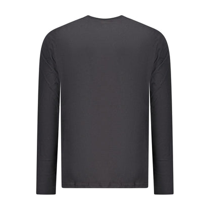 Black Cotton Men T-Shirt