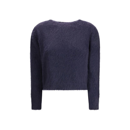 Blue Polyamide Sweatshirt