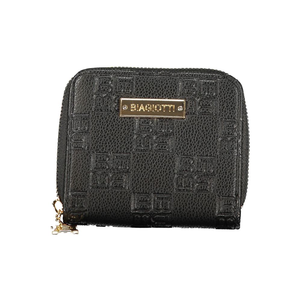 Black Polyethylene Women Wallet