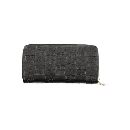 Black Polyethylene Women Wallet