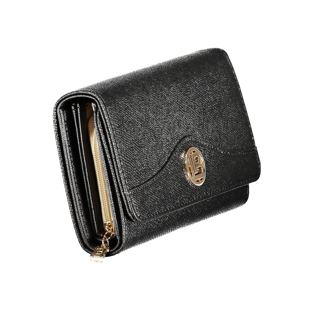 Black Polyethylene Women Wallet