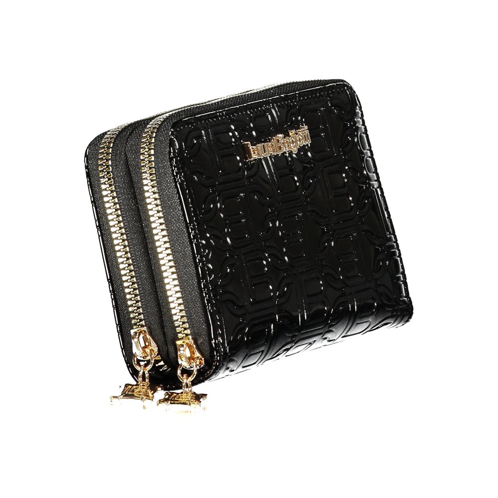Black Polyethylene Women Wallet