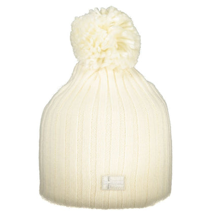 White Acrylic Women Hat