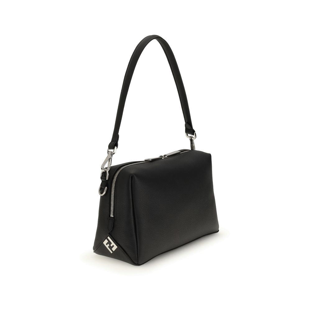 Black Calf Leather Bos Taurus Shoulder Bag