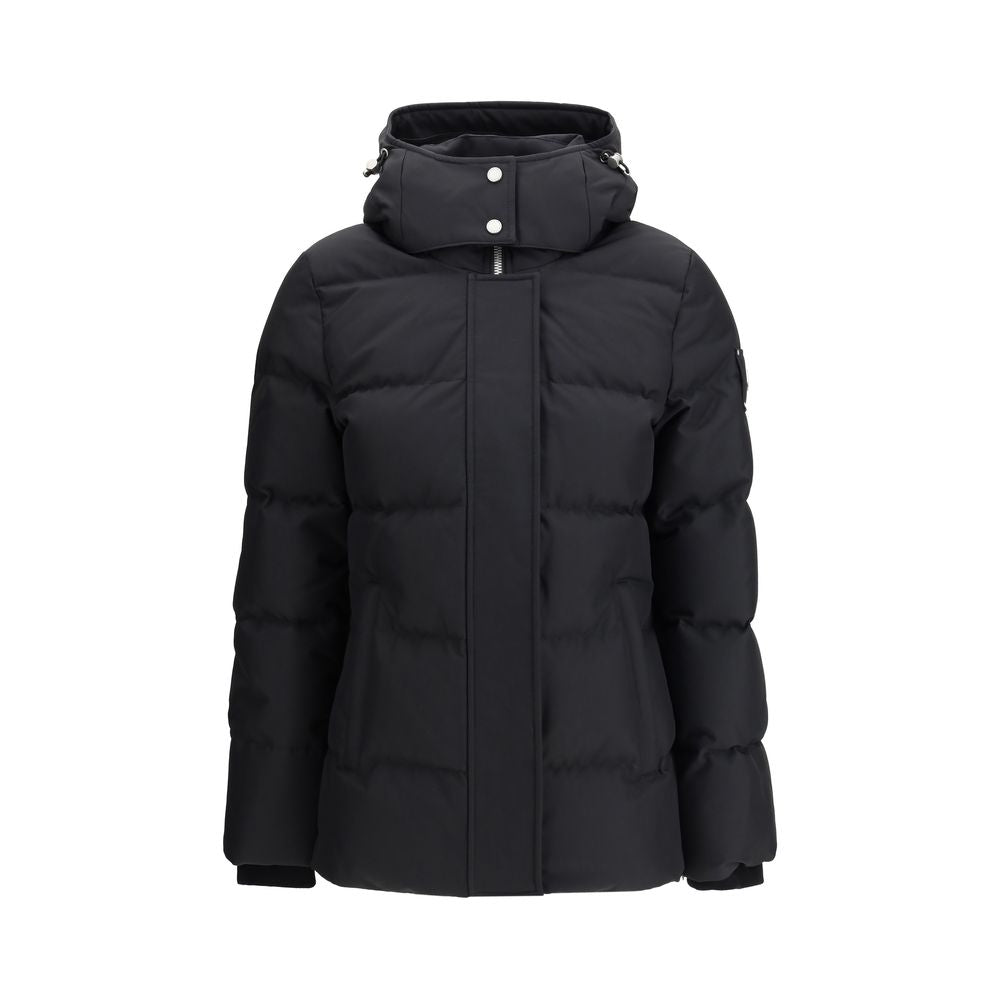 Black Recycled Polyester Coat