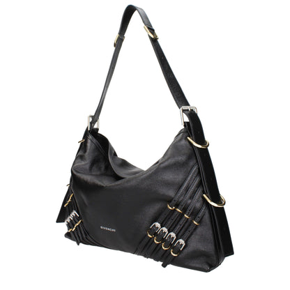 Black Leather Shoulder Bag