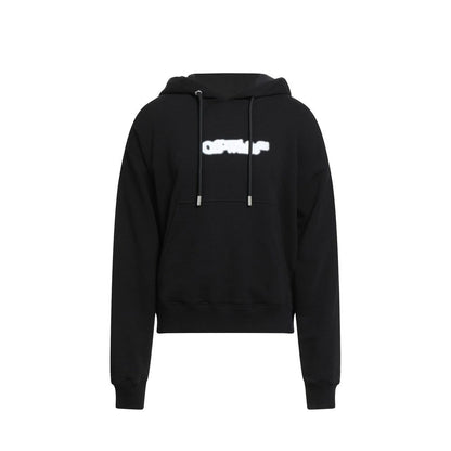 Black Cotton Sweatshirt