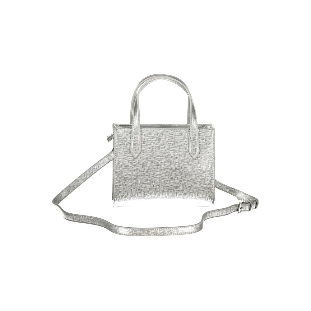 Gray Polyethylene Women Handbag