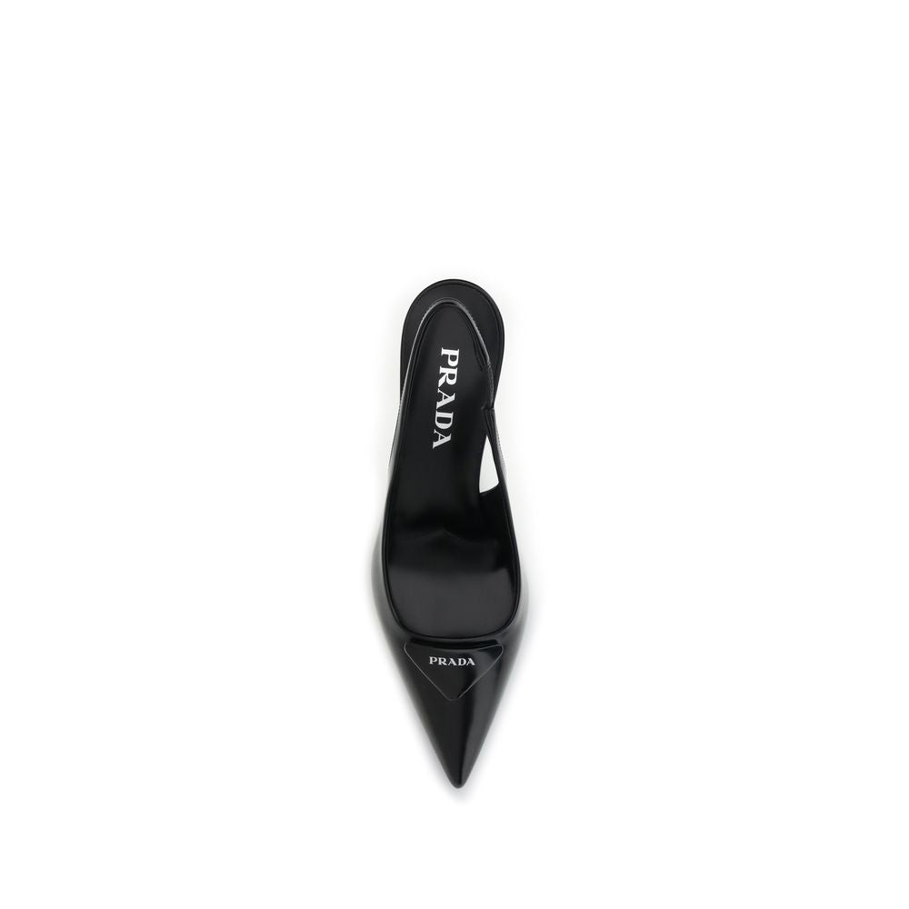 Black Calf Leather Bos Taurus High Heel Pumps