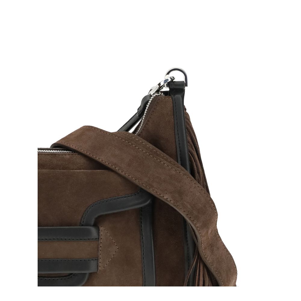 Brown Calf Leather Bos Taurus Shoulder Bag