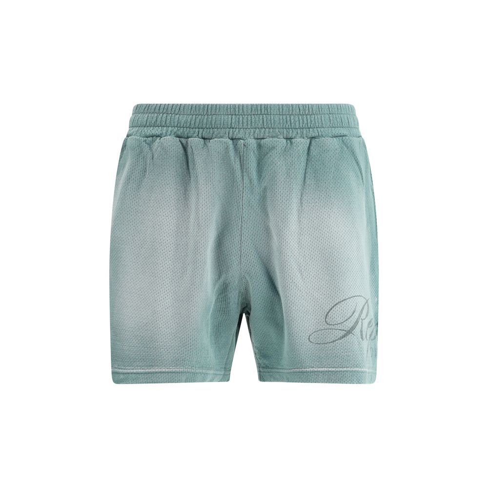 Bicolor Cotton Bermuda Shorts
