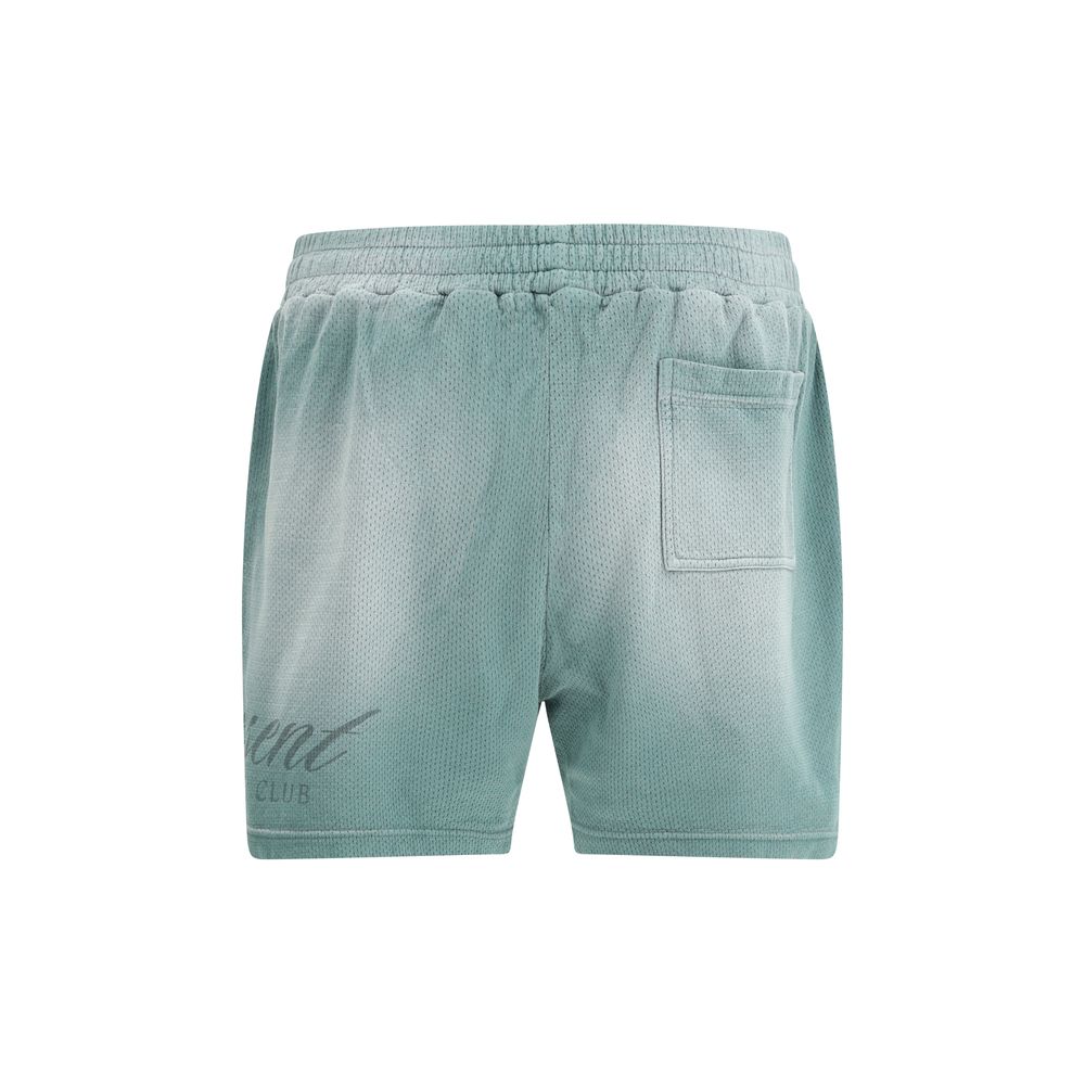 Bicolor Cotton Bermuda Shorts
