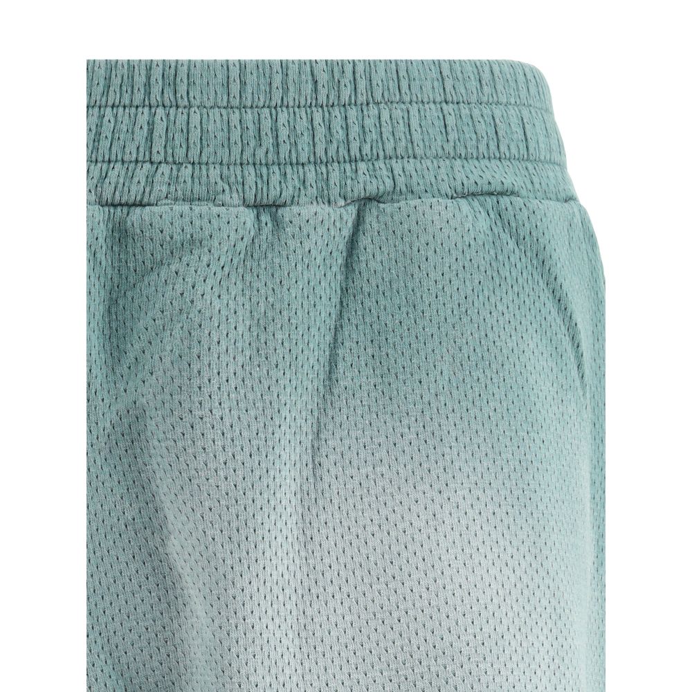 Bicolor Cotton Bermuda Shorts